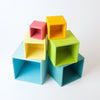 Grimm's Large Pastel Nesting Stacking Boxes separated | © Conscious Craft